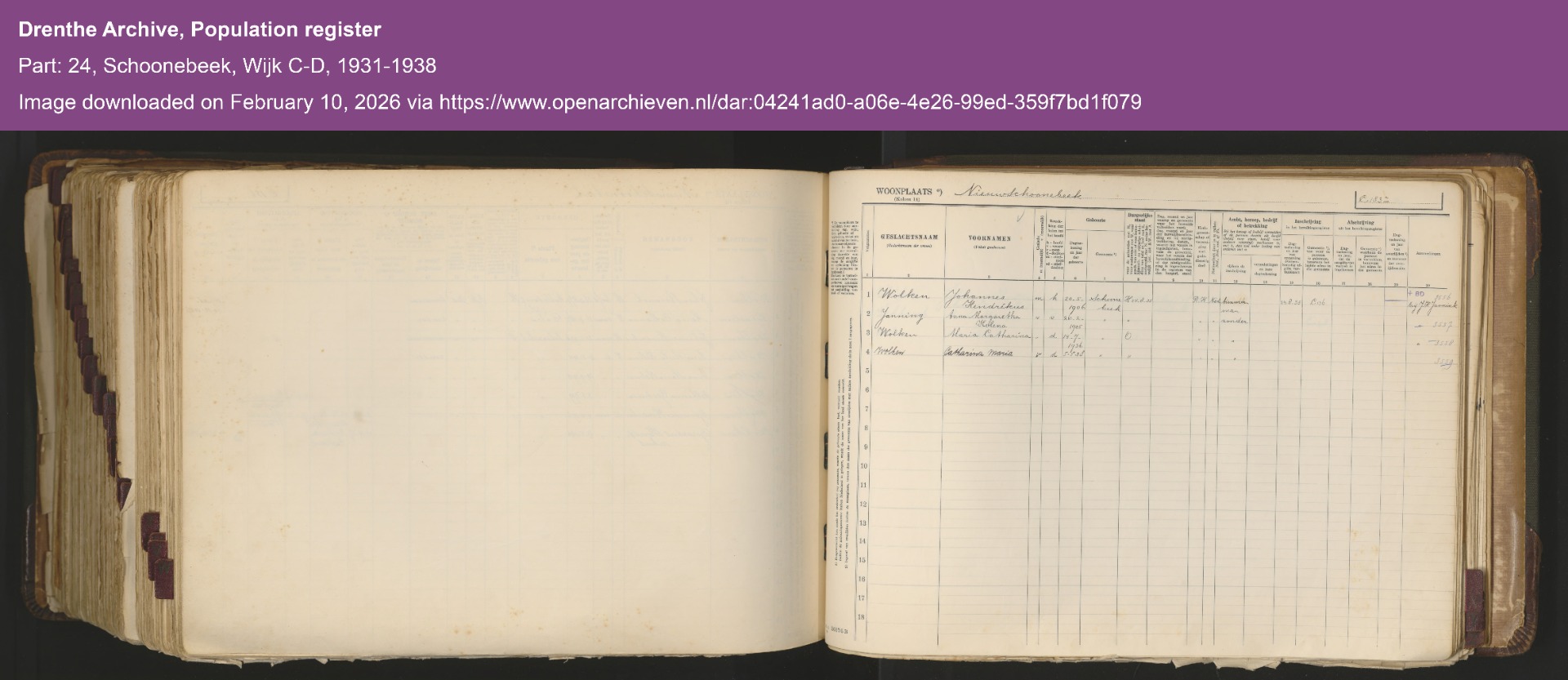 Registratie Anna Margaretha Helena Janning